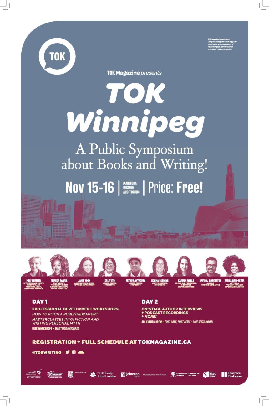 TOK Winnipeg: A Two-Day Celebration of Books and Writers