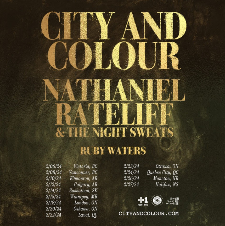 City and Colour with Nathaniel Rateliff & The Night Sweats and Ruby Waters
