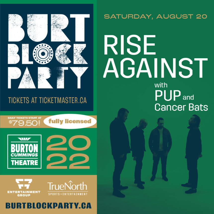 Burt Block Party: Rise Against / PUP / Cancer Bats