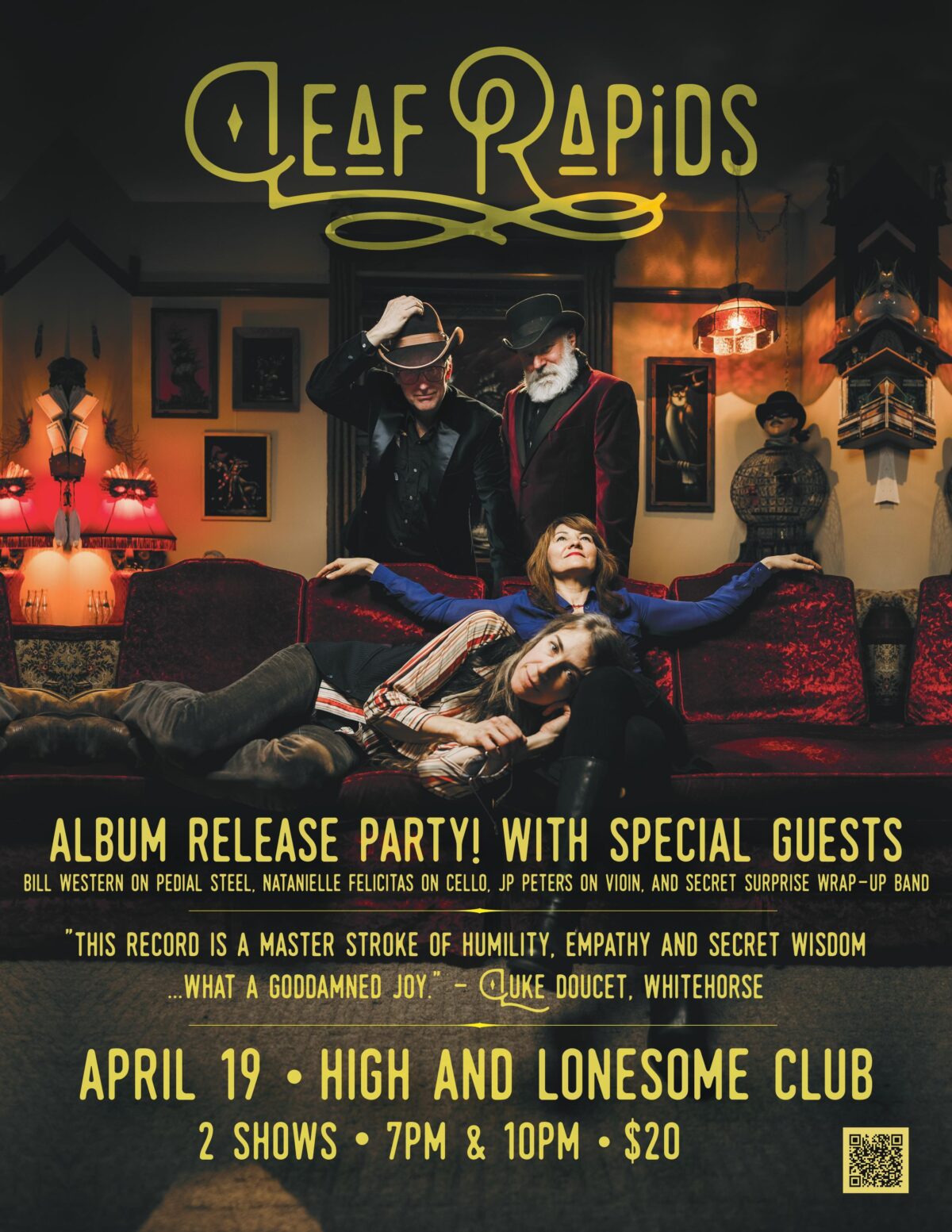 Leaf Rapids' Velvet Paintings Album Release (Early Show) - Vimarsana News